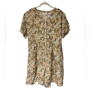Oh! Mama Floral Button Down Dress